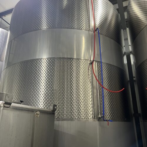 26,000 Gallon Westec S/S Vertical Jacketed Storage Tank