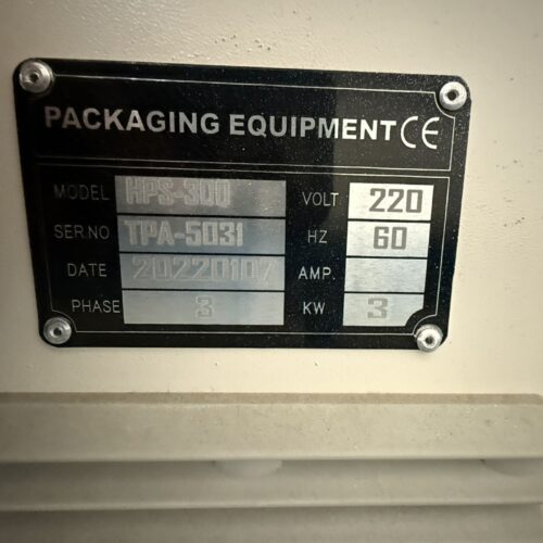 Packaging Equipment HPS-300 Heat Sealing System