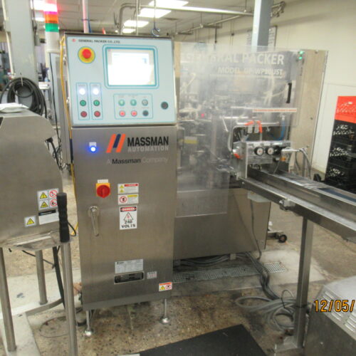 Massman Model GPWP10UST Stainless Steel Rotary Bag Filler Sealer for Preformed Bags