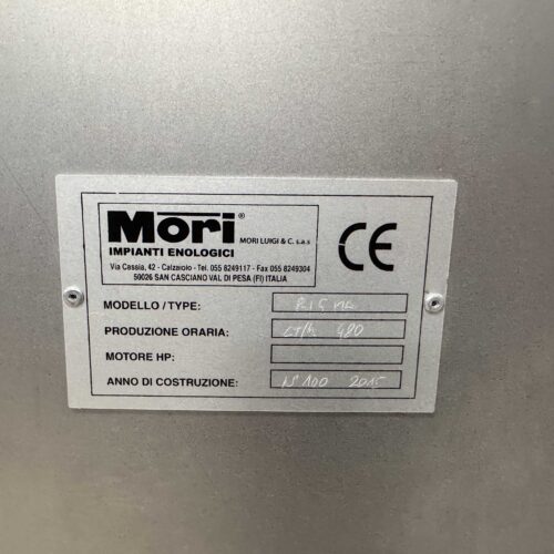 Mori Model Rigma CT/H 980 4-Spout Tabletop Stainless Steel Gravity Filler