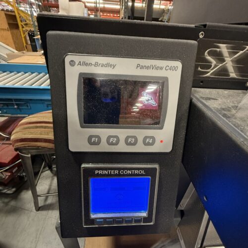 Sharp SX Color Touchscreen Control Panel; Touch Screen Commands; 6 in. Printhead; Auto-Rol™ Bag Tension System