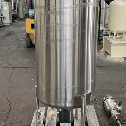 400 Liter (105 Gallon) Walker 316L Stainless Steel Vertical Single Wall Tank
