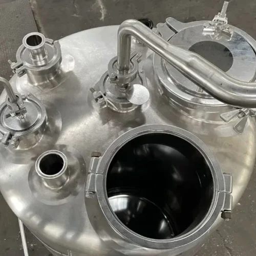 400 Liter (105 Gallon) Walker 316L Stainless Steel Vertical Single Wall Tank