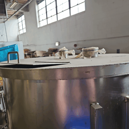 110 Gallon E-quip Vertical Stainless Steel Single Wall Tank