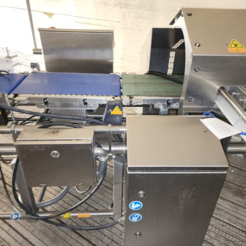 Safeline Model C3352 Checkweigher with Pneumatic Pusher Reject