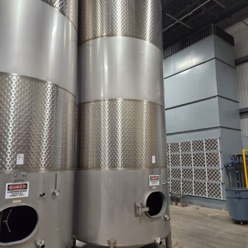 125bbl (3,875 Gallon) Santa Rosa Stainless Steel Stainless Steel Beverage Tank Jacketed