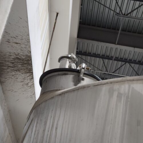 3,000 Gallon Maximum Capacity Mueller Stainless Steel Beverage Tank DF Jacketed