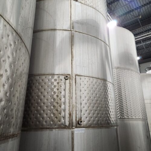 90bbl (2,790 Gallon) Santa Rosa Stainless Steel Stainless Steel Beverage Tank Jacketed