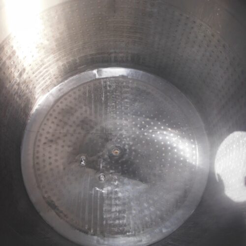 1,500 Gallon Metalcraft Model 1090600 304 Stainless Steel Vertical Jacketed Processing Tank