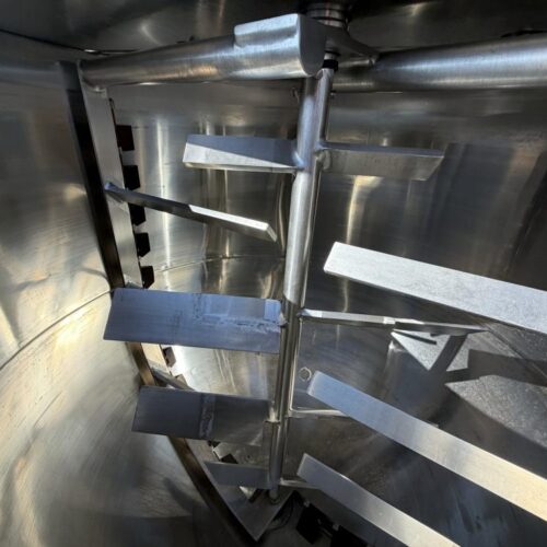 800 Gallon Lee Industries Model 800D9MS Jacketed Stainless Steel Double Motion Agitated Kettle