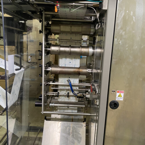 Wrapade Model V612 12 Inch Wide, 6 Station, Vertical Pouch Packaging Machine