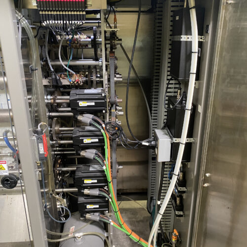 Wrapade Model V612 12 Inch Wide, 6 Station, Vertical Pouch Packaging Machine