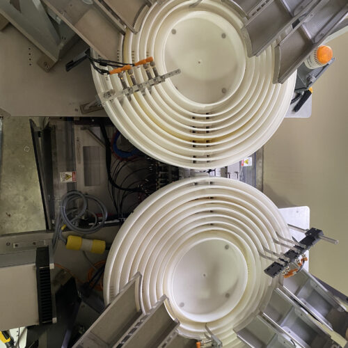 Wrapade Model V612 12 Inch Wide, 6 Station, Vertical Pouch Packaging Machine