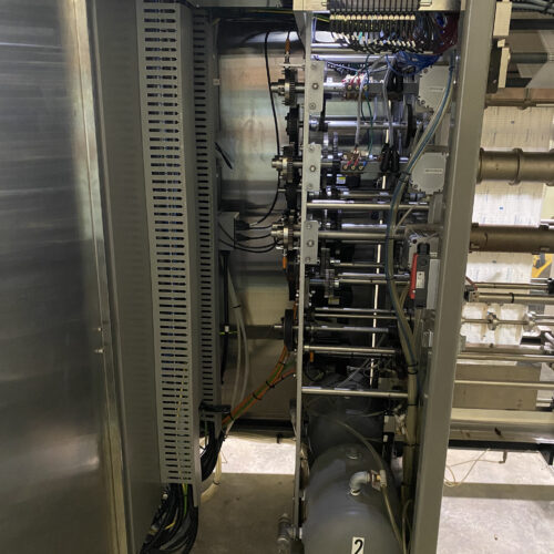 Wrapade Model V612 12 Inch Wide, 6 Station, Vertical Pouch Packaging Machine