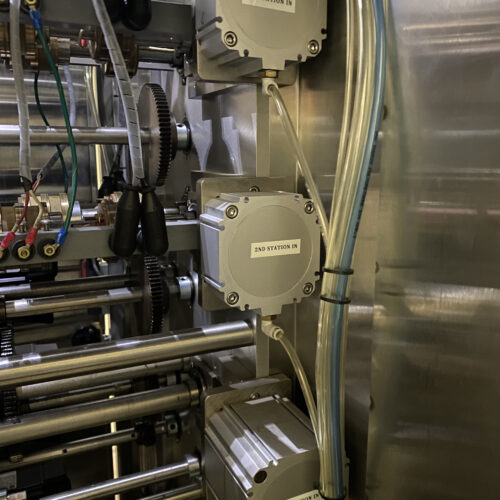 Wrapade Model V612 12 Inch Wide, 6 Station, Vertical Pouch Packaging Machine