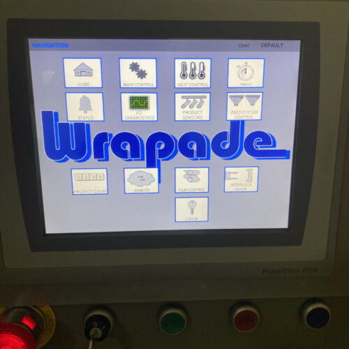 Wrapade Model V612 12 Inch Wide, 6 Station, Vertical Pouch Packaging Machine