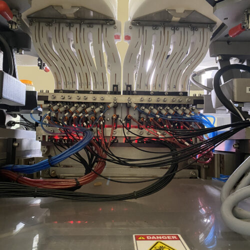 Wrapade Model V612 12 Inch Wide, 6 Station, Vertical Pouch Packaging Machine