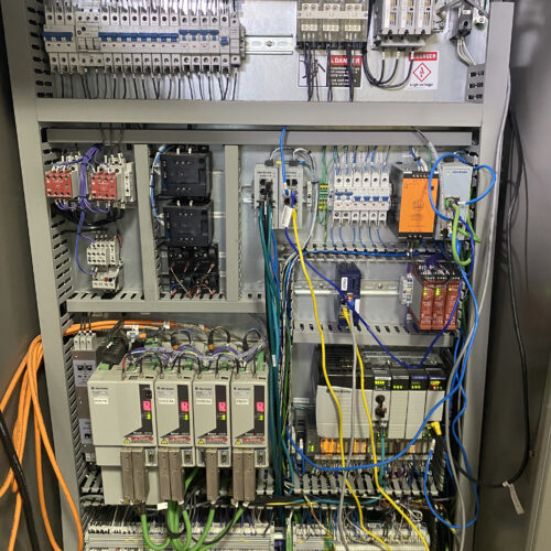 Wrapade Model V612 12 Inch Wide, 6 Station, Vertical Pouch Packaging Machine