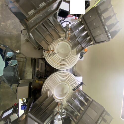 Wrapade Model V612 12 Inch Wide, 6 Station, Vertical Pouch Packaging Machine