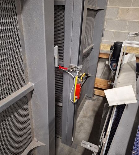 Ska Fab Depalletizer with Associated Conveyors