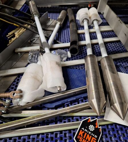 Ska Fab Depalletizer with Associated Conveyors