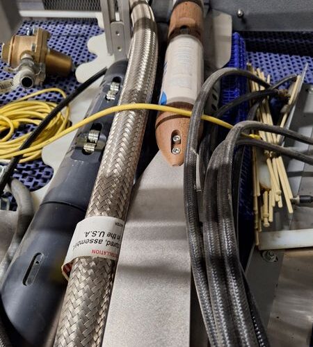 Ska Fab Depalletizer with Associated Conveyors