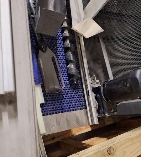 Ska Fab Depalletizer with Associated Conveyors