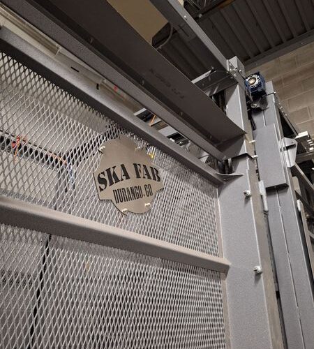 Ska Fab Depalletizer with Associated Conveyors