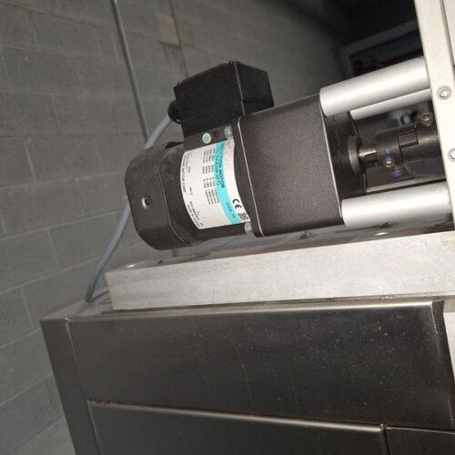 SleeveSeal Model SSL100 Stainless Steel High-Performance Vertical Sleeve Labeler