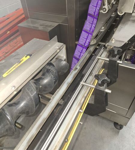 SleeveSeal Model SSL100 Stainless Steel High-Performance Vertical Sleeve Labeler