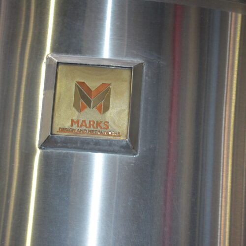 Marks 20 BBL Stainless Steel (2) Vessel Brewhouse System with (2) Centrifugal Pumps, Heat Exchanger, Controls, Pipe Manifold, Operator Platform