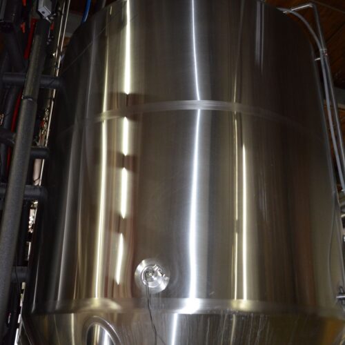 Alpha 60 BBL Stainless Steel Vertical Jacketed Cone Bottom Fermentation Tank