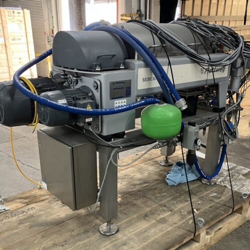 Flottweg Model Sedicanter S3E3408 Stainless Steel Horizontal Double-Conical Solid Bowl Centrifuge