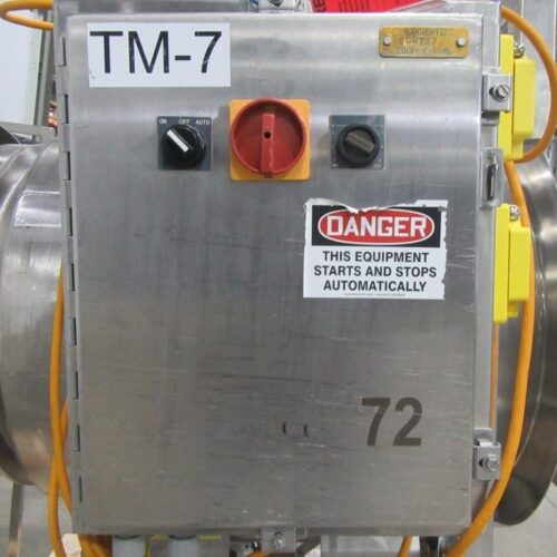 30 in Diameter x 44 in Long Stainless Steel Adjustable Pitch Seasoning Drum