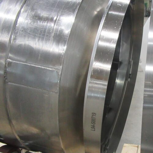 30 in Diameter x 44 in Long Stainless Steel Adjustable Pitch Seasoning Drum