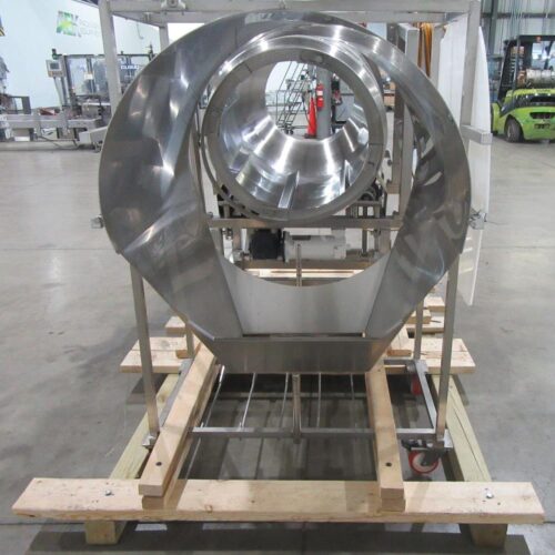 30 in Diameter x 44 in Long Stainless Steel Adjustable Pitch Seasoning Drum