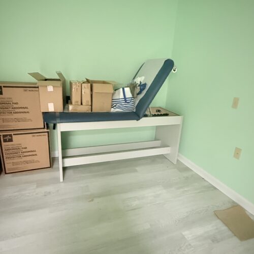 Standard Exam Table with Adjustable Back