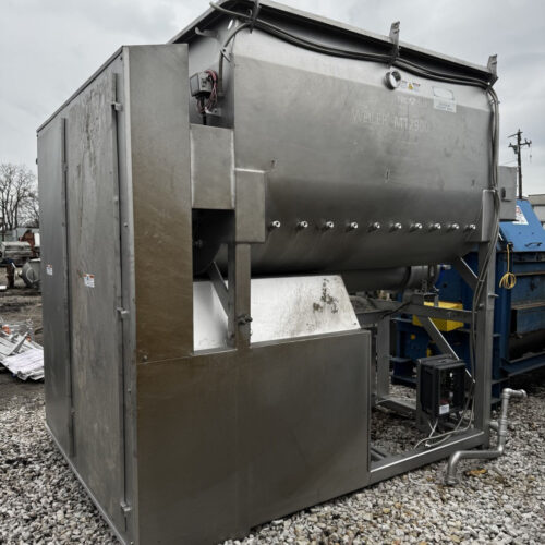 220 Cu Ft Weiler Provisur Model M12900 S/S Dual Shaft Paddle Mixer