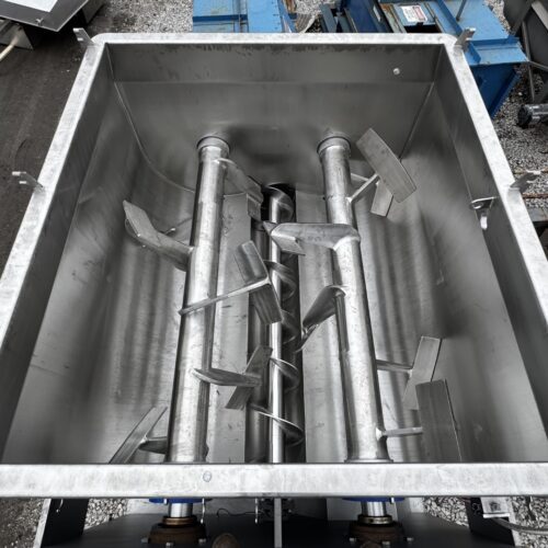 220 Cu Ft Weiler Provisur Model M12900 S/S Dual Shaft Paddle Mixer