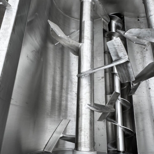 220 Cu Ft Weiler Provisur Model M12900 S/S Dual Shaft Paddle Mixer