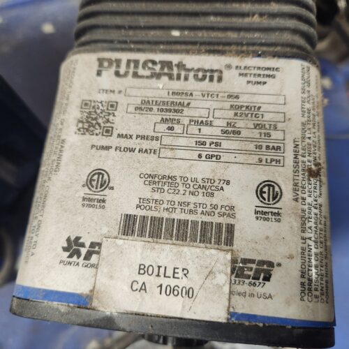 Chem-Aqua Boiler Dosing System