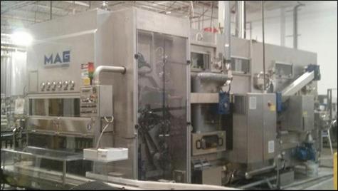 Akomag Model Hydra 7.1, Type 14-100-140-178, Stainless Steel Glass Bottle Washer