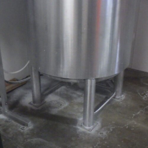 250 Gallon Groen Model 250GALTA S/S Vertical Triple Motion Jacketed Tank with Scott Turbon Mixer, Sweep Scrape, and Prop Agitators