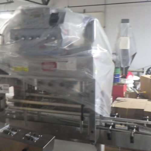 Kaps All Model A6 6-Quill Inline Spindle C-Frame Capper with Enercon Induction Sealer and Cap Feeder