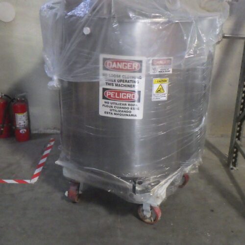 125 Gallon Lee Model 125D9MS S/S Double Motion Jacketed Kettle