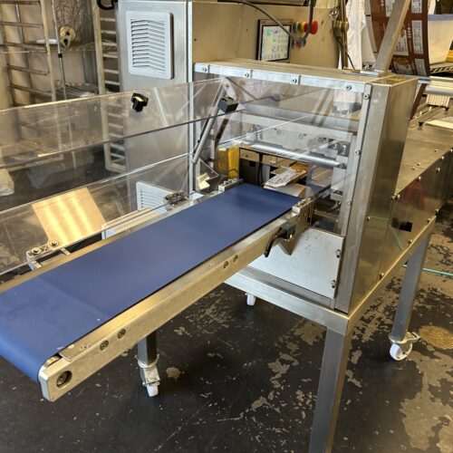 Weighpack Model SleekWrapper40 S/S Horizontal Flow Wrapper with Domino Model VX350i Thermal Transfer Coder