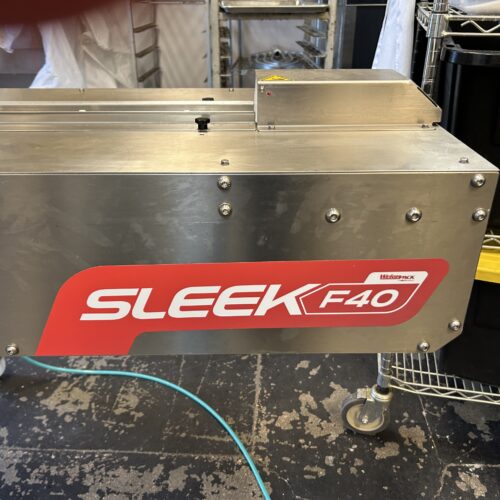 Weighpack Model SleekWrapper40 S/S Horizontal Flow Wrapper with Domino Model VX350i Thermal Transfer Coder