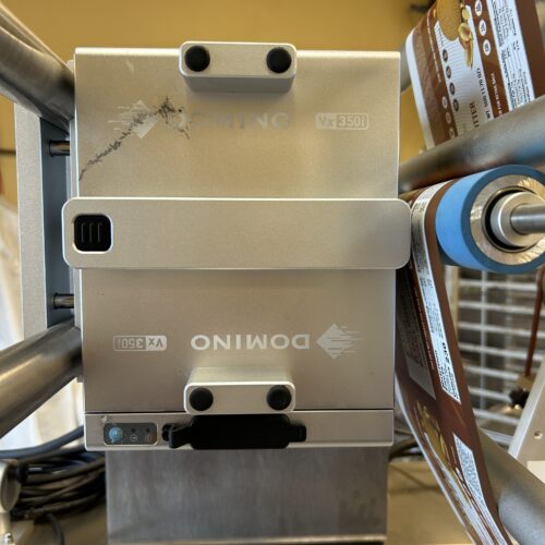 Weighpack Model SleekWrapper40 S/S Horizontal Flow Wrapper with Domino Model VX350i Thermal Transfer Coder