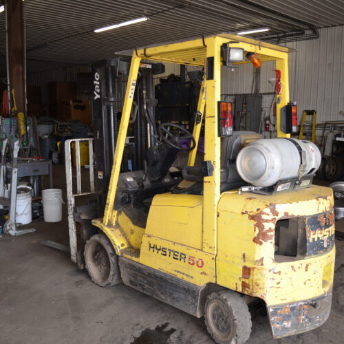 Hyster Model S50XM 5,300 Pound Capacity Propane Powered Forklift Truck
