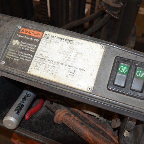 Hyster Model S50XM 5,300 Pound Capacity Propane Powered Forklift Truck